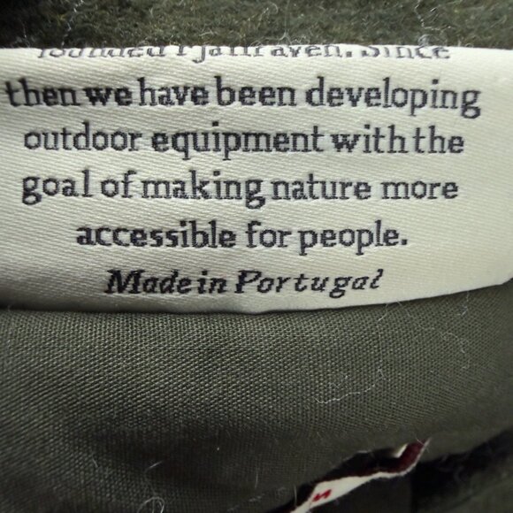 FJALLRAVEN Canada Wool Padded Shirt Jacket Olive Green Womens M - Picture 7 of 15